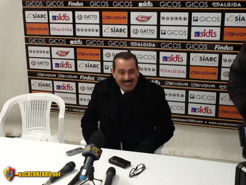 Il sorriso del presidente a fine gara