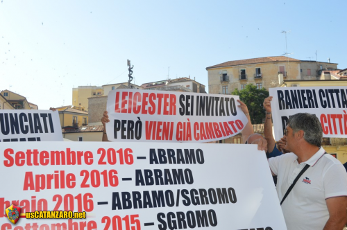 Protesta per i lavori al Ceravolo