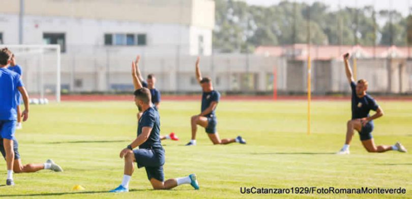 Allenamento Catanzaro a Giovino